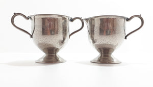 Antique 1863-1870 Levesley Brothers, Sheffield, Silver Plated Sugar Bowl & Creamer