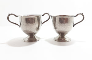 Antique 1863-1870 Levesley Brothers, Sheffield, Silver Plated Sugar Bowl & Creamer