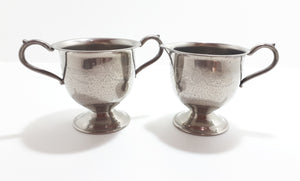 Antique 1863-1870 Levesley Brothers, Sheffield, Silver Plated Sugar Bowl & Creamer