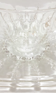 Glass Tea Trio - Cup, Saucer & Tea Plate