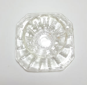 Glass Tea Trio - Cup, Saucer & Tea Plate