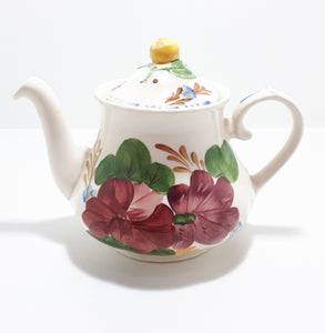 1940's - 1950's Simpsons Potters Ltd. Belle Fiore Patterned Chanticleer Ware Tea Pot