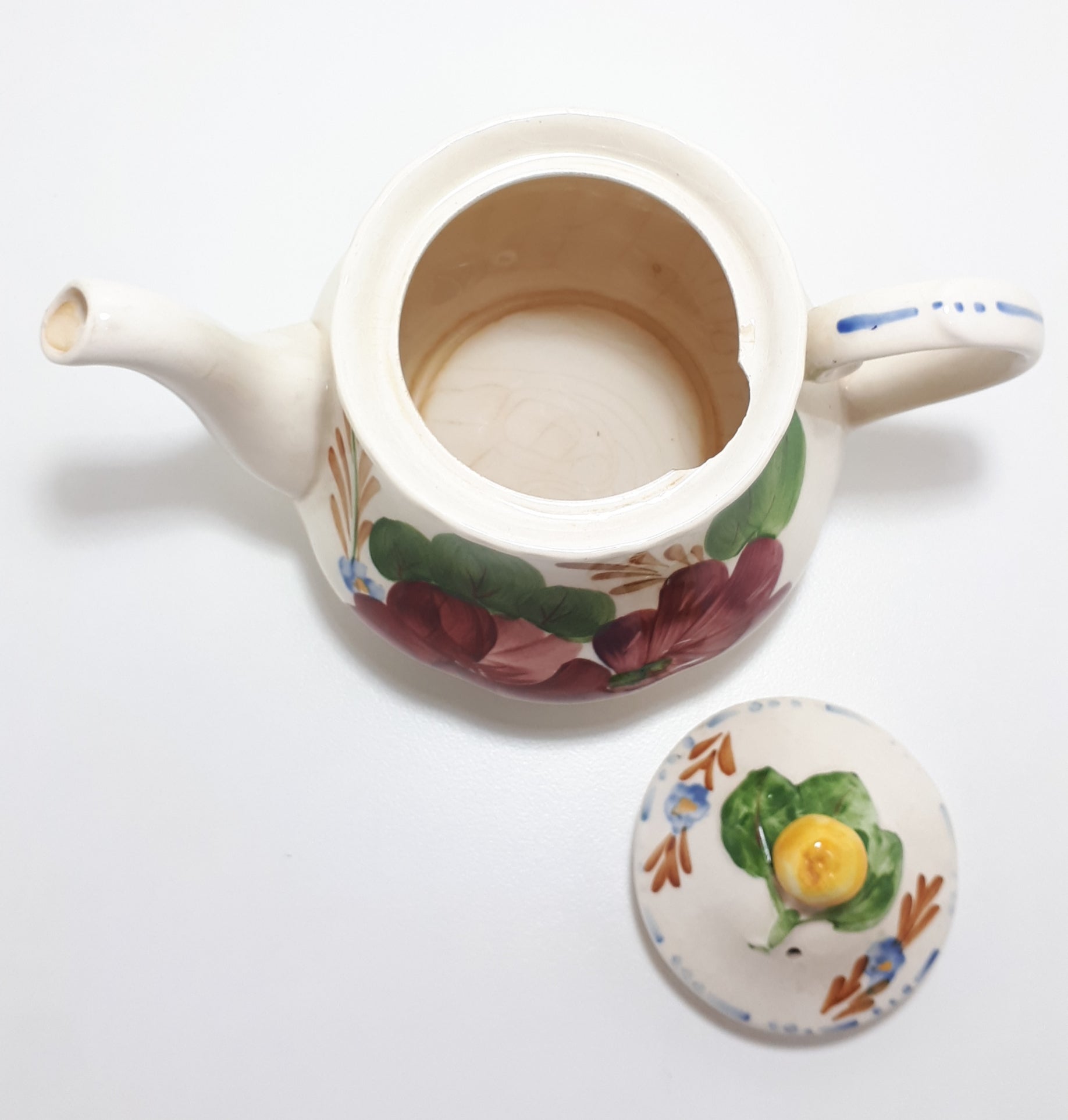 1940's - 1950's Simpsons Potters Ltd. Belle Fiore Patterned Chanticleer Ware Tea Pot