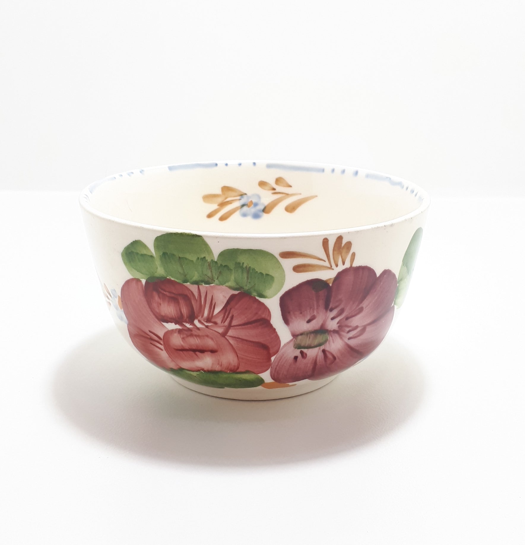 1940's - 1950's Simpsons Potters Ltd. Belle Fiore Patterned Chanticleer Ware Sugar Bowl