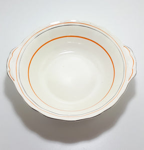 1936-1954 Grindley (W.H. Grindley & Co., Tunstall) Deco Ware Creampetal Range Porcelain Salad Bowl