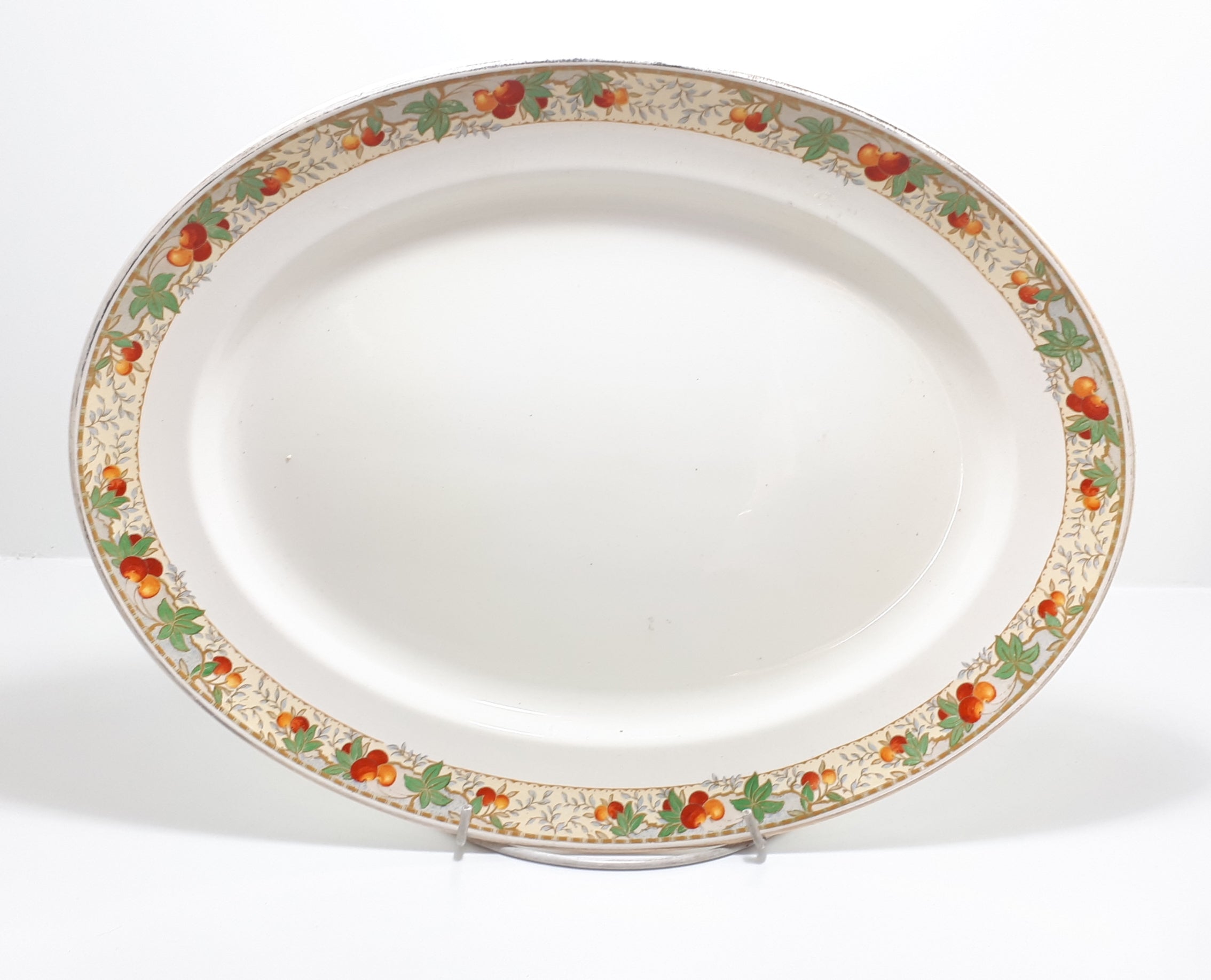 Large (Possibly Antique) 1912-1936 Keeling & Co. Ltd., Burslem, Losol Ware Porcelain Serving platter