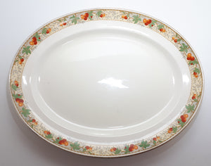Large (Possibly Antique) 1912-1936 Keeling & Co. Ltd., Burslem, Losol Ware Porcelain Serving platter