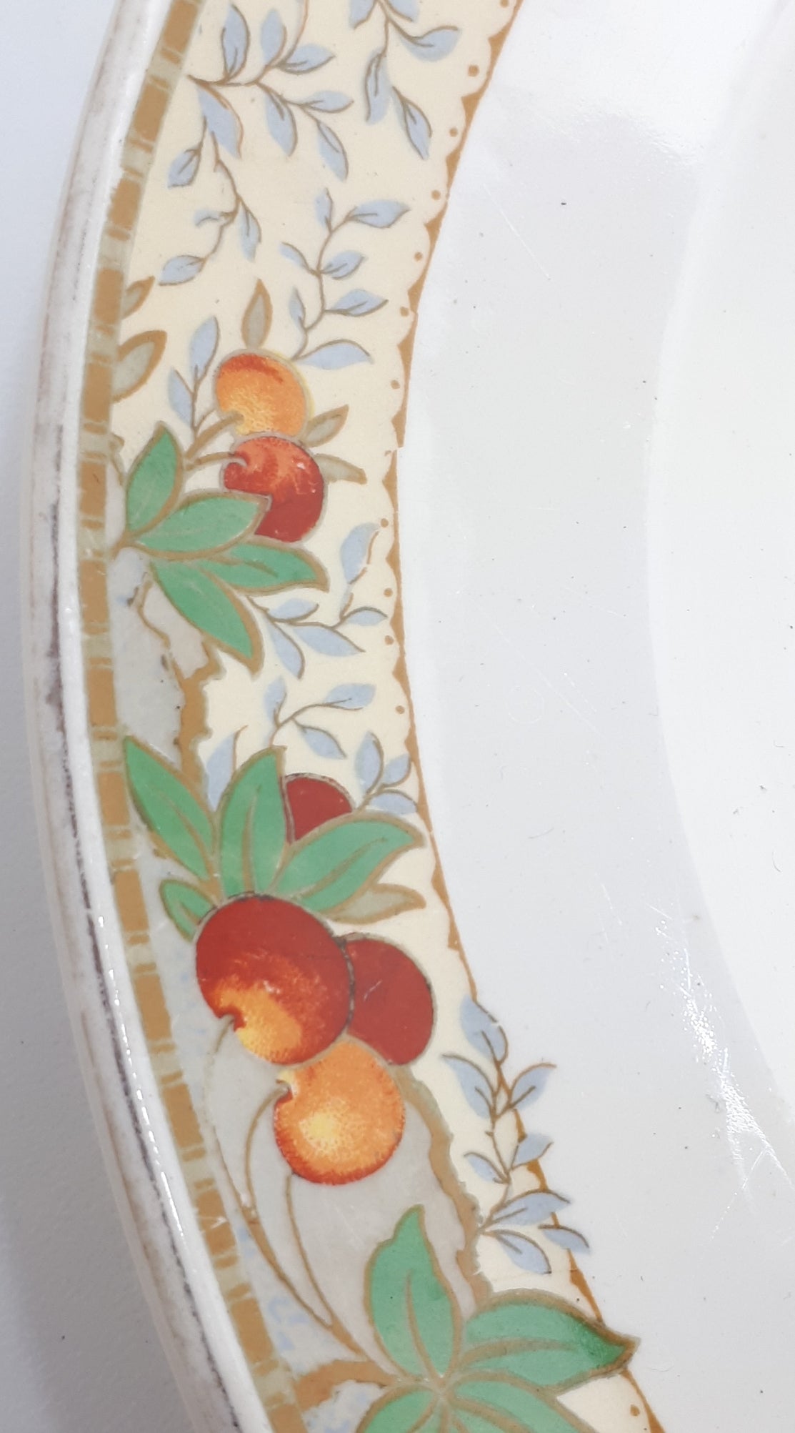 Large (Possibly Antique) 1912-1936 Keeling & Co. Ltd., Burslem, Losol Ware Porcelain Serving platter