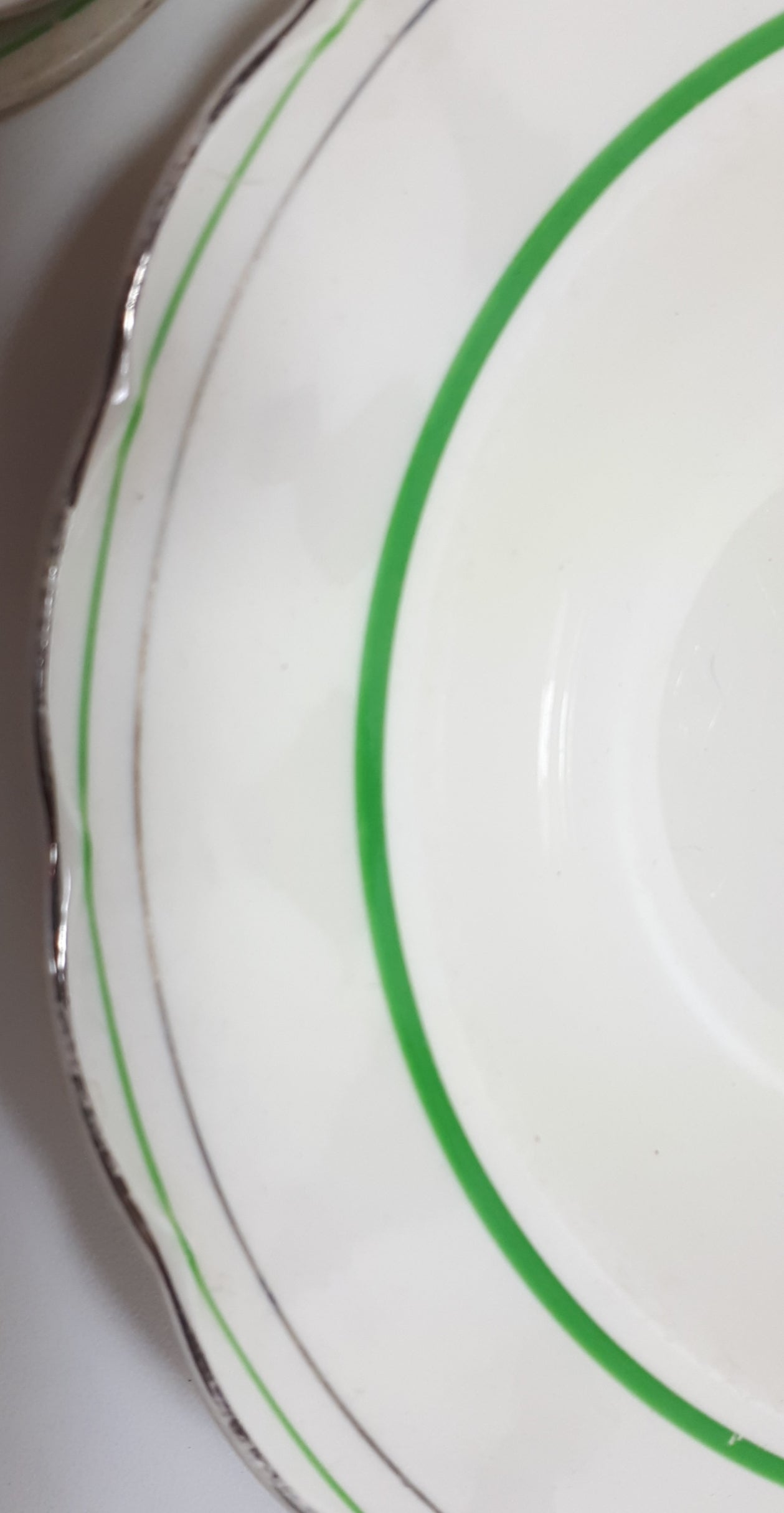 12 Piece Vintage (1936-1954) W.H. Grindley & Co., Tunstall, Dinner Service For 2 People - Deco Ware Creampetal - Bolton Pattern