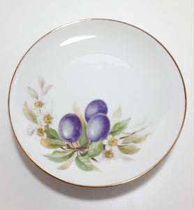 5 Piece Hutschenreuter (1960-1970's) German Fine Porcelain Plates