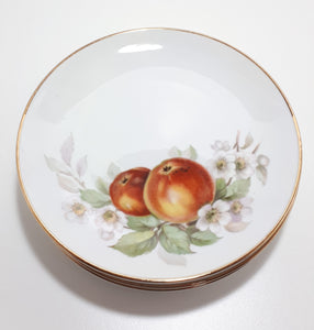 5 Piece Hutschenreuter (1960-1970's) German Fine Porcelain Plates