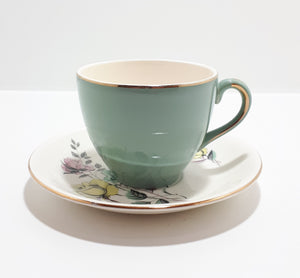 1940's Alfred Meakin Fine Porcelain Tea Duo - Pacific