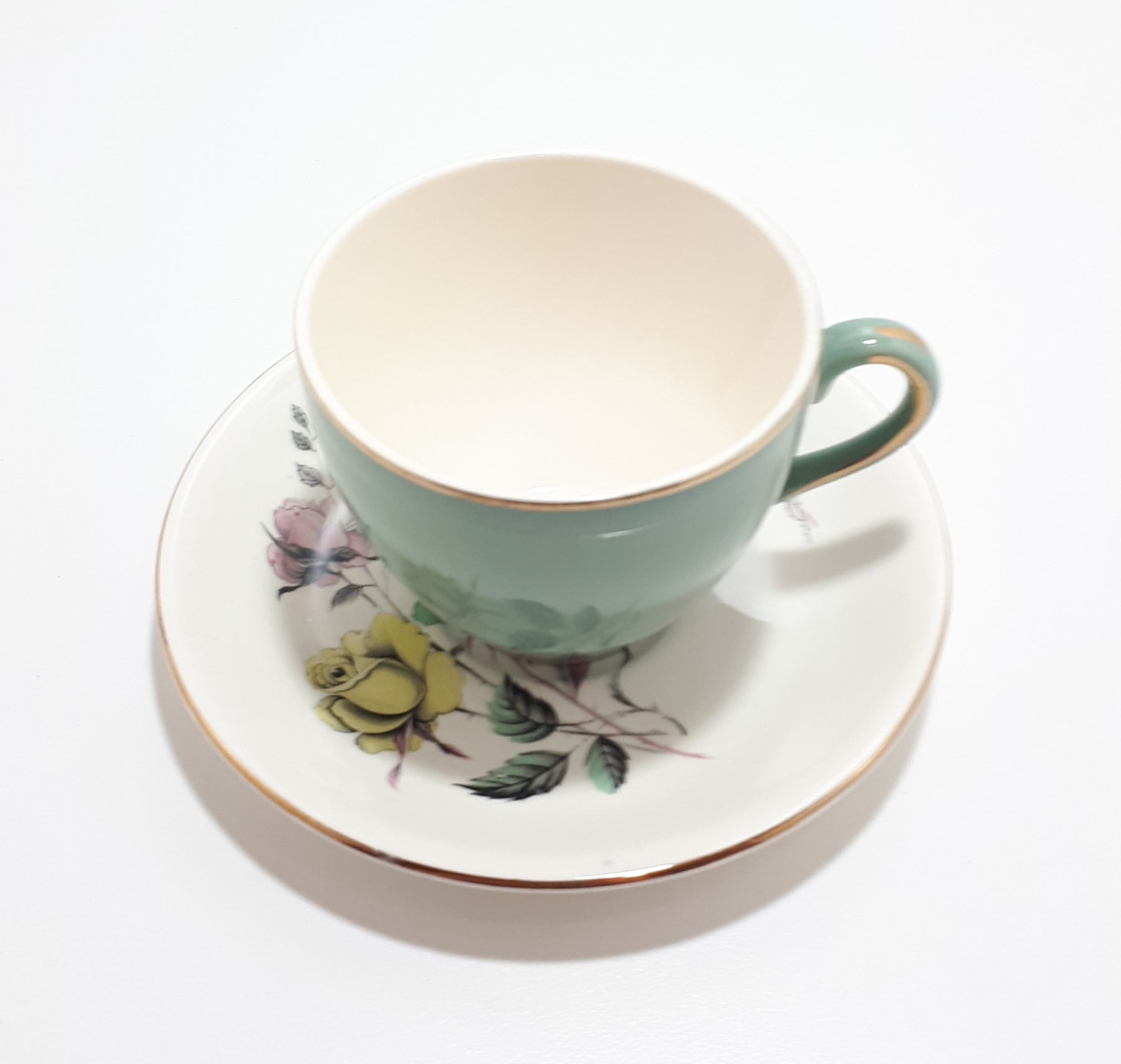 1940's Alfred Meakin Fine Porcelain Tea Duo - Pacific