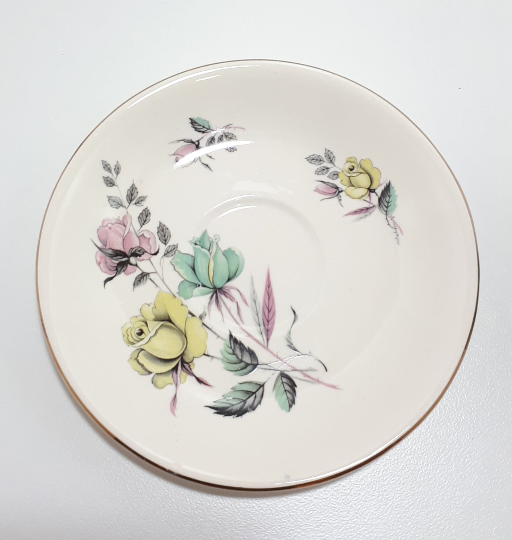 1940's Alfred Meakin Fine Porcelain Tea Duo - Pacific