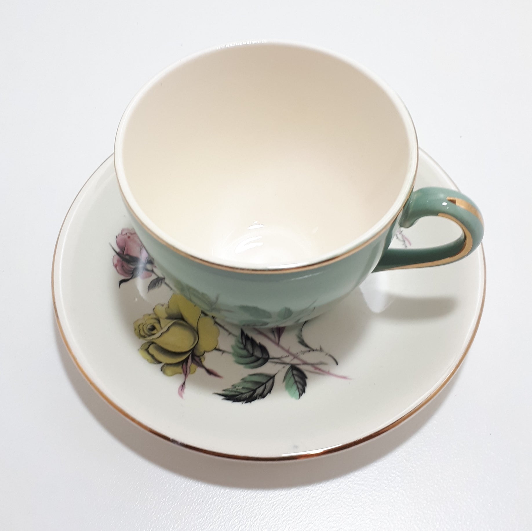 1940's Alfred Meakin Fine Porcelain Tea Duo - Pacific