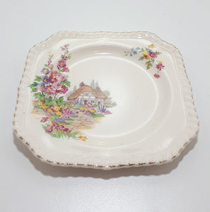 1930's Old English Johnson Bros. Porcelain Tea Plate - Pattern JB858