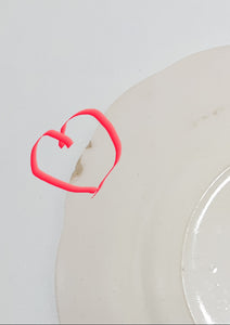 2 Vintage (1936 - 1954) W.H. Grindley & Co., Tunstall, Squared Tea Plates - Deco Ware Creampetal - Bolton Pattern