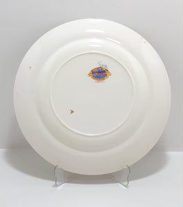 3 Vintage Barratts of Staffordshire Porcelain Dinner Plates - Balmoral Blue Pattern