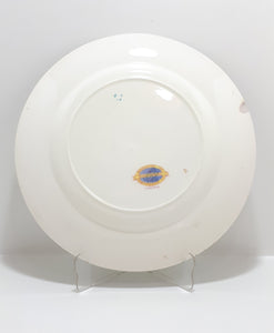 3 Vintage Barratts of Staffordshire Porcelain Dinner Plates - Balmoral Blue Pattern