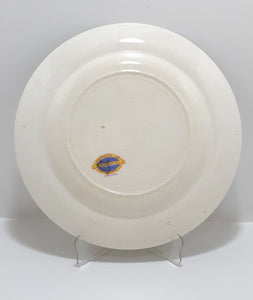 3 Vintage Barratts of Staffordshire Porcelain Dinner Plates - Balmoral Blue Pattern