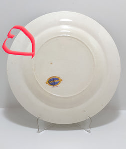 3 Vintage Barratts of Staffordshire Porcelain Dinner Plates - Balmoral Blue Pattern