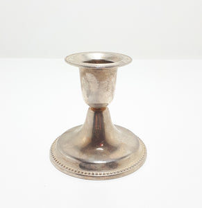 Small Silver Plated Candlestick