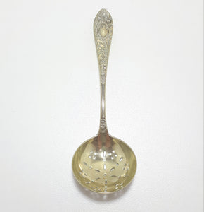 Antique (Late 1800's - Early 1900's) Silver Plated Sugar Sifter Spoon - Moline Handle Design