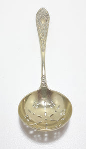 Antique (Late 1800's - Early 1900's) Silver Plated Sugar Sifter Spoon - Moline Handle Design