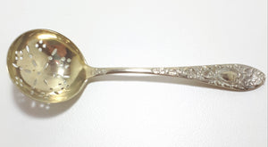 Antique (Late 1800's - Early 1900's) Silver Plated Sugar Sifter Spoon - Moline Handle Design