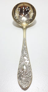 Antique (Late 1800's - Early 1900's) Silver Plated Sugar Sifter Spoon - Moline Handle Design