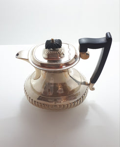 Early 1900's Silver Plated Sheffield Coffee Pot - Vertical Ribbed Design #690