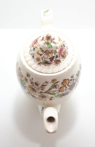1935-1950 Johnson Bros. Windsor Ware Porcelain Coffee / Tea Pot – Garden Bouquet Pattern