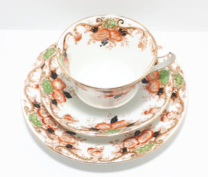 1912-1914 Antique Royal Stafford China, Thomas Poole, Longton, Fine Porcelain Tea Trio – Pattern 3502