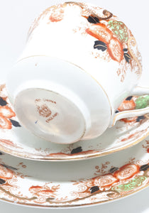 1912-1914 Antique Royal Stafford China, Thomas Poole, Longton, Fine Porcelain Tea Trio – Pattern 3502