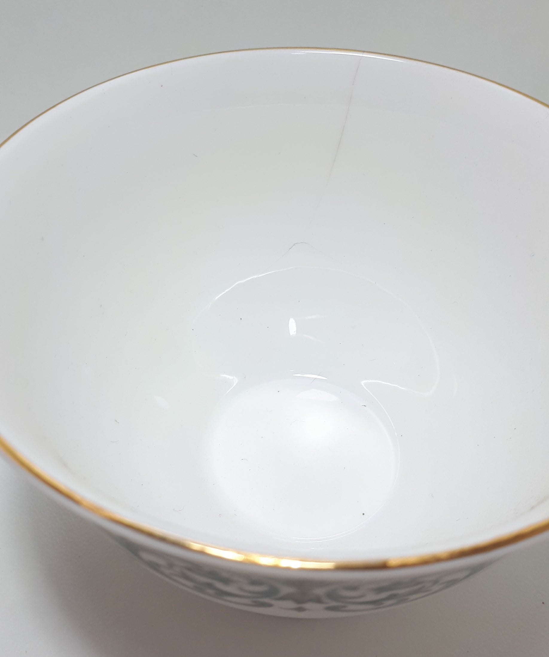 1960’s Queen Anne Porcelain Open Sugar Bowl & Creamer – Pattern 8458