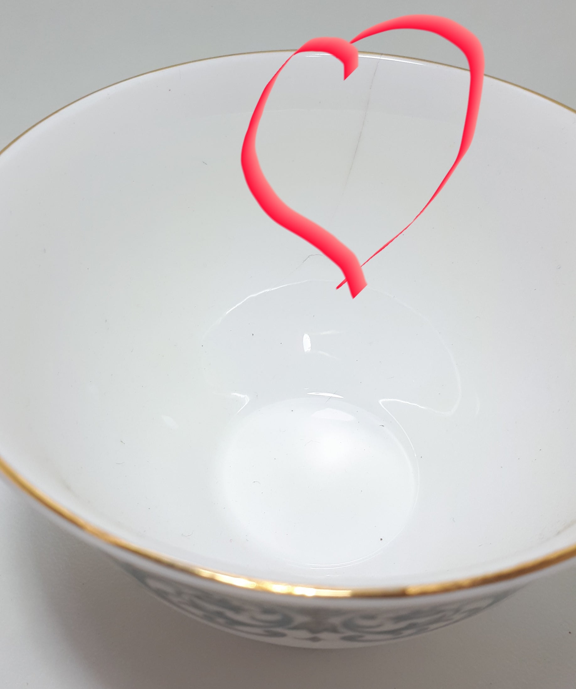 1960’s Queen Anne Porcelain Open Sugar Bowl & Creamer – Pattern 8458