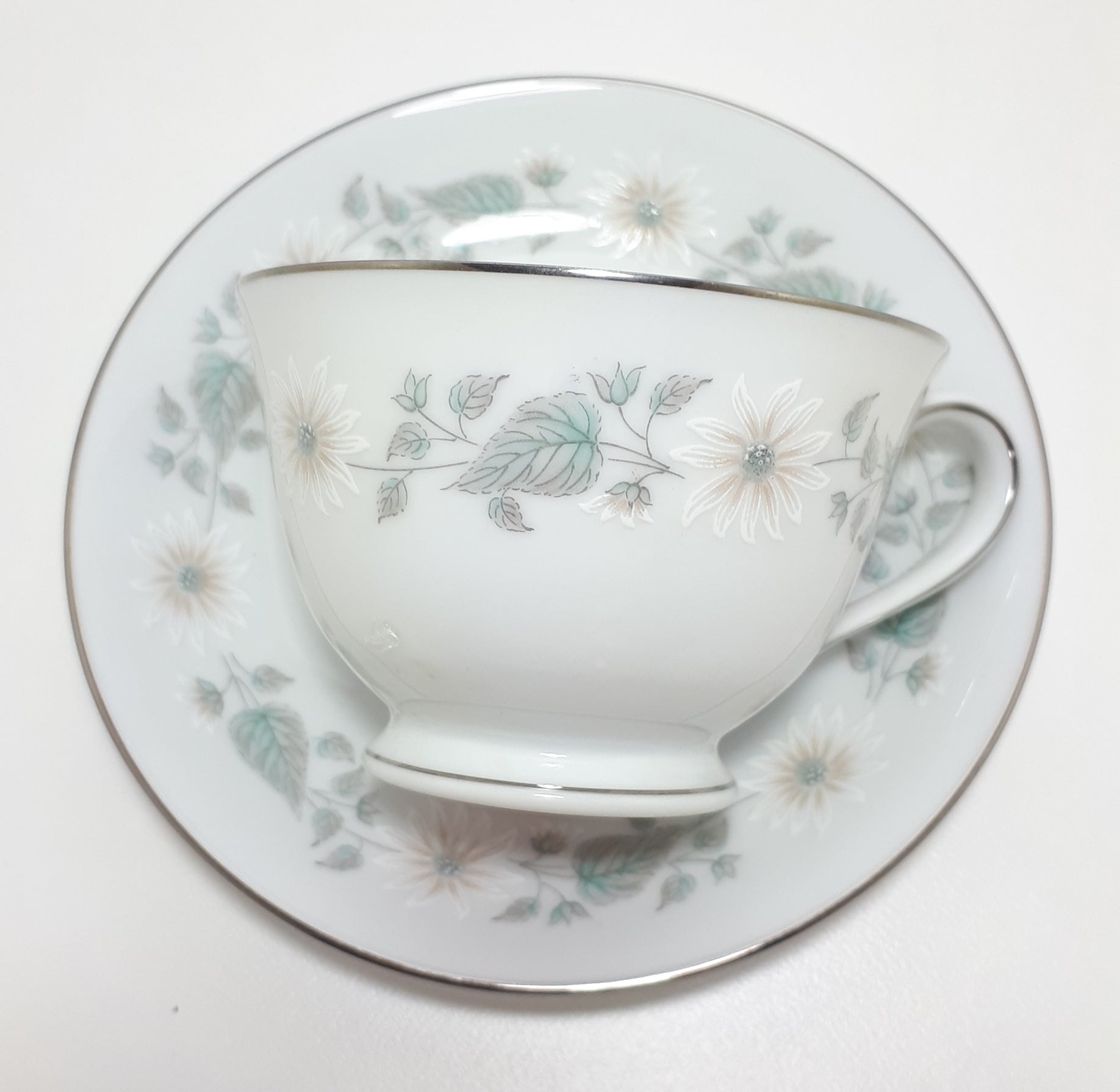 Fine Porcelain Noritake Tea Duo – Wellesley Pattern 6214
