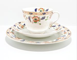 Antique (1912-1925) Phoenix China, Thomas Forester & Sons Ltd., Longton, Fine Porcelain Tea Trio – Pattern 5136