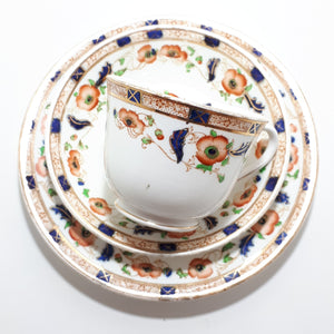 Antique (1912-1925) Phoenix China, Thomas Forester & Sons Ltd., Longton, Fine Porcelain Tea Trio – Pattern 5136