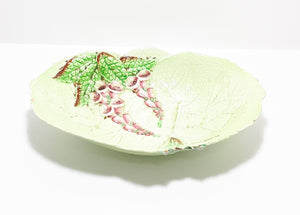 1940’s Carlton Ware “Foxglove” Porcelain Embossed Bowl - Green