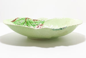 1940’s Carlton Ware “Foxglove” Porcelain Embossed Bowl - Green