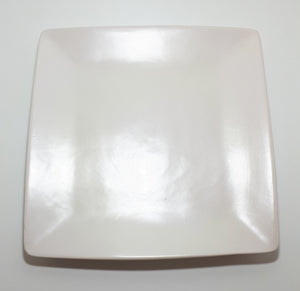 Classic Matt Square Shape Porcelain Serving Platter – Microwave &amp; Dishwasher Safe
