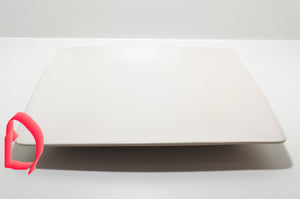 Classic Matt Square Shape Porcelain Serving Platter – Microwave &amp; Dishwasher Safe
