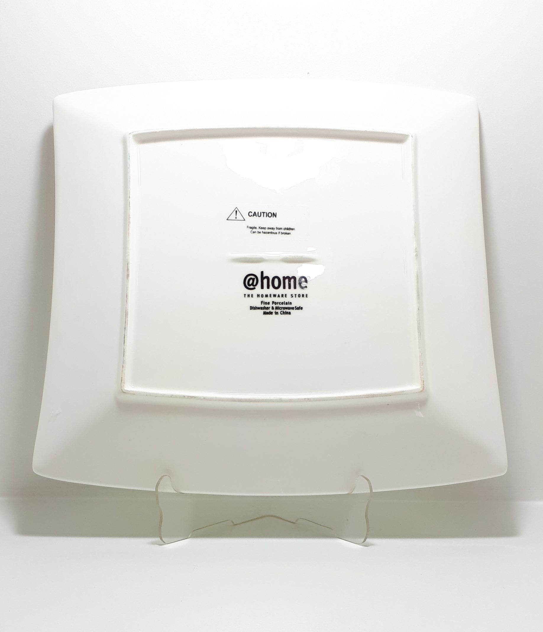 Contemporary Pristine Fine Porcelain @Home Classic White Serving Platter