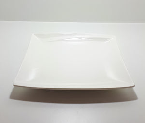 Contemporary Pristine Fine Porcelain @Home Classic White Serving Platter