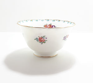 1907 Antique Tuscan Fine Porcelain Large Open Sugar Bowl (R.H.&S.L. Plant)