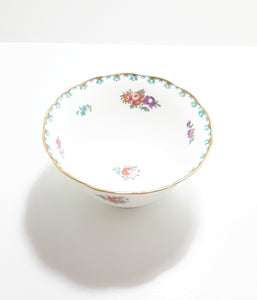 1907 Antique Tuscan Fine Porcelain Large Open Sugar Bowl (R.H.&S.L. Plant)