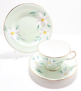 1950’s Vintage Royal Grafton Bone China Tea Trio– Pattern RGR160