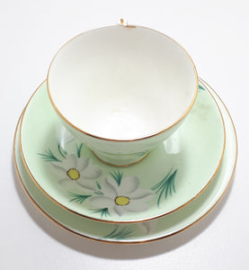1950’s Vintage Royal Grafton Bone China Tea Trio– Pattern RGR160