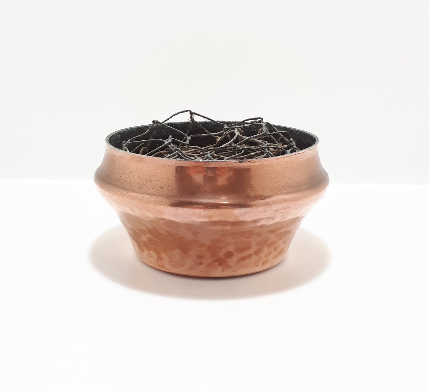 Small Vintage Copper Rose Bowl
